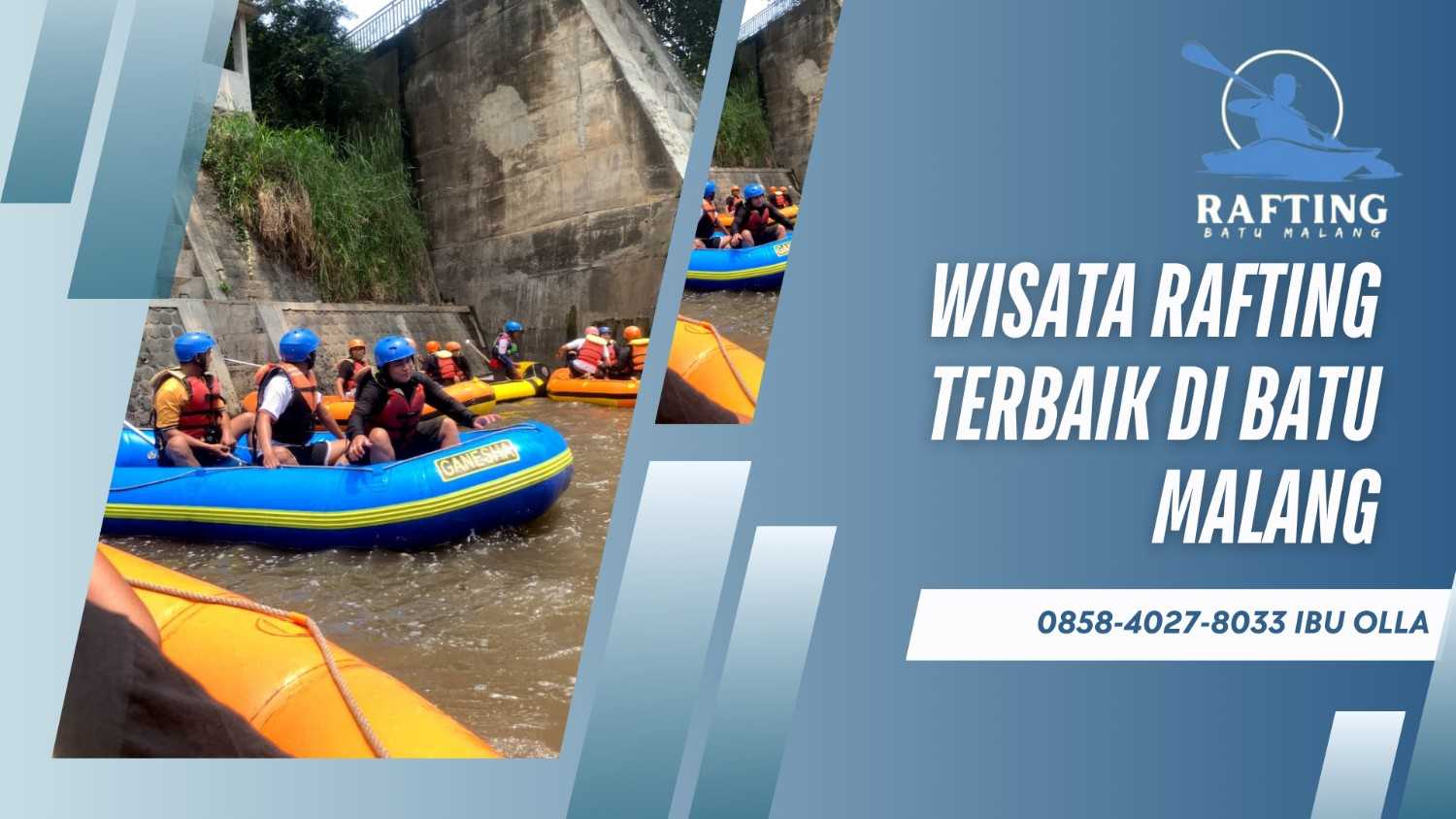 WISATA RAFTING TERBAIK DI BATU MALANG | RAFTING BATU | 0858-4027-8033