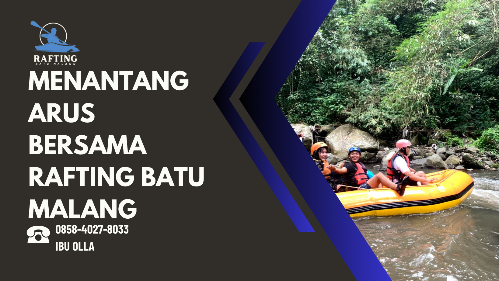MENANTANG ARUS BERSAMA RAFTING BATU MALANG | RAFTING BATU | 0858-4027-8033