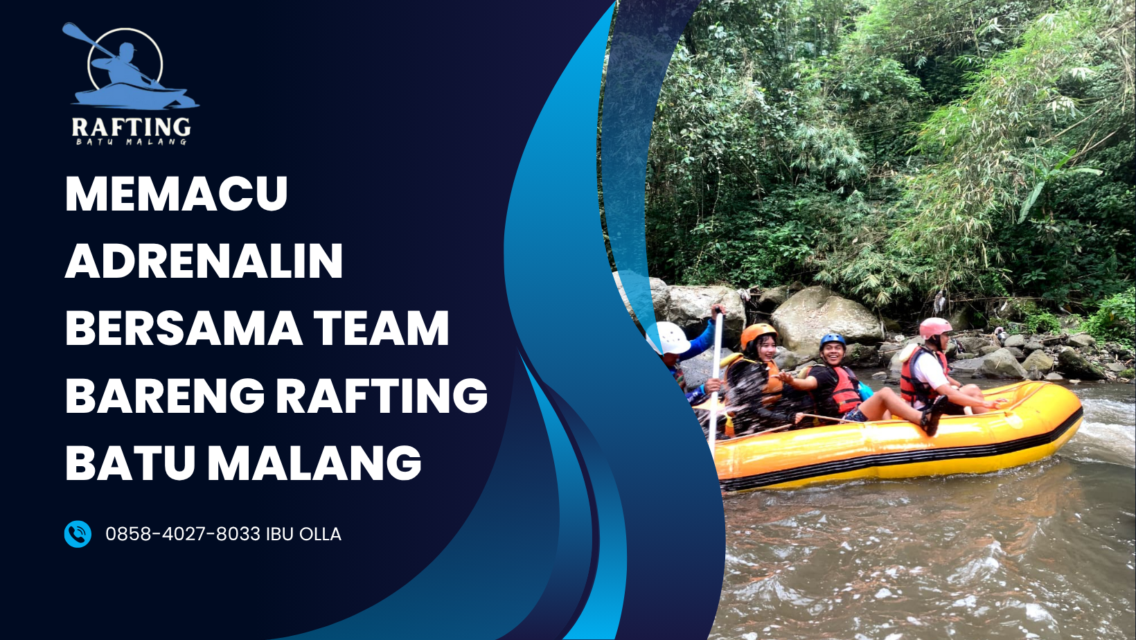 MEMACU ADRENALIN BERSAMA TEAM BARENG RAFTING BATU MALANG | RAFTING BATU | 0858-4027-8033