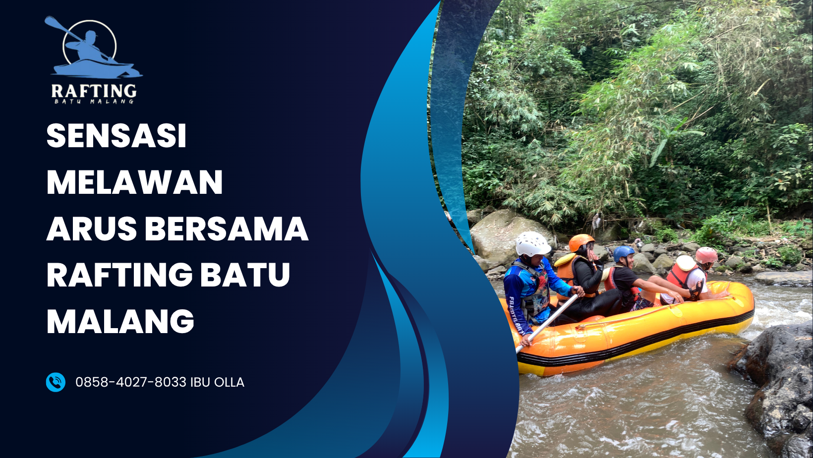SENSASI MELAWAN ARUS BERSAMA RAFTING BATU MALANG | RAFTING BATU | 0858-4027-8033