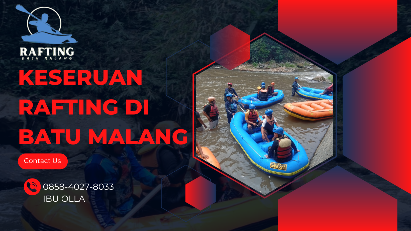 KESERUAN RAFTING DI BATU MALANG | RAFTING BATU | 0858-4027-8033