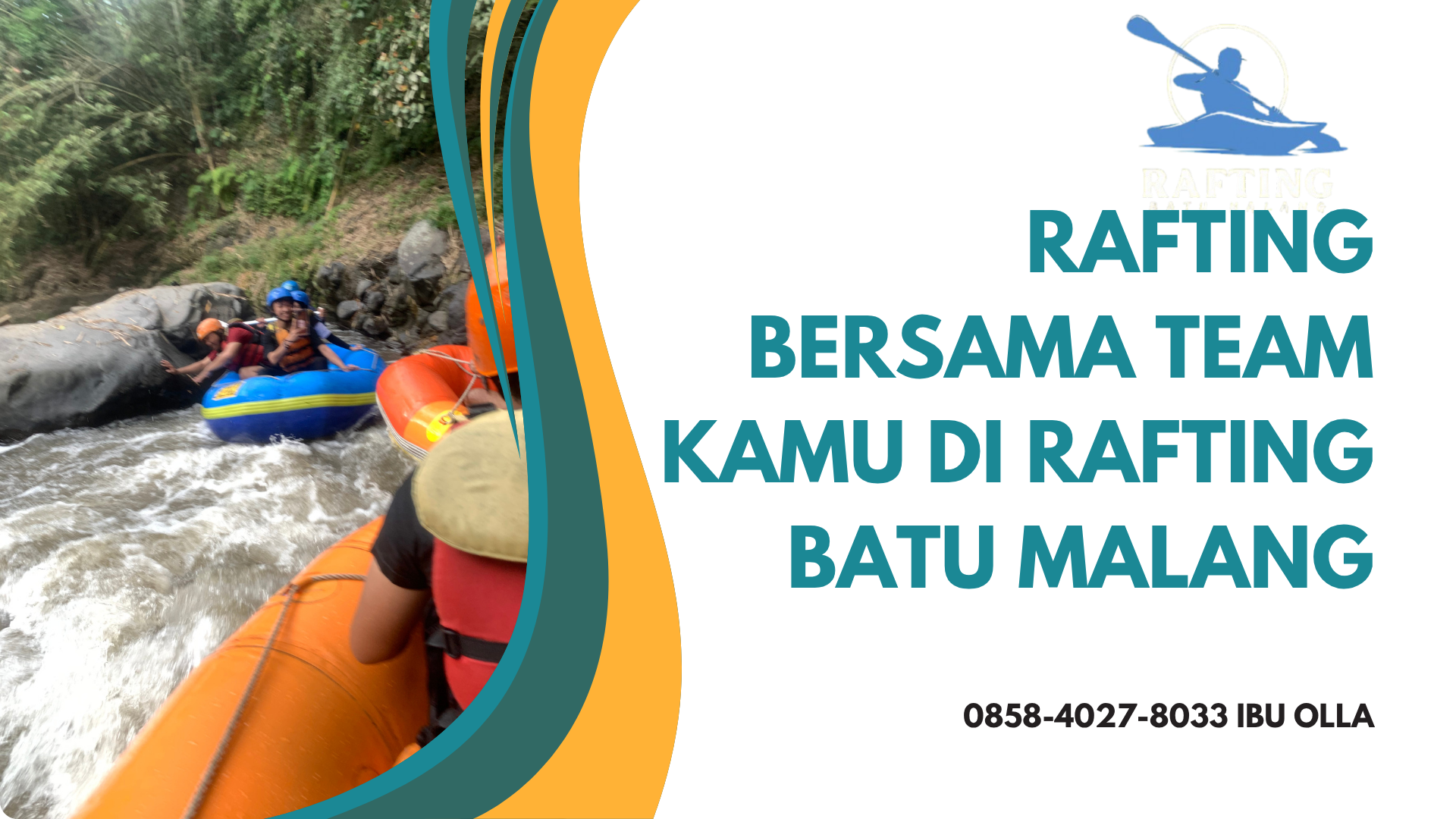 RAFTING BERSAMA TEAM KAMU DI RAFTING BATU MALANG | RAFTNG BATU | 0858-4027-8033