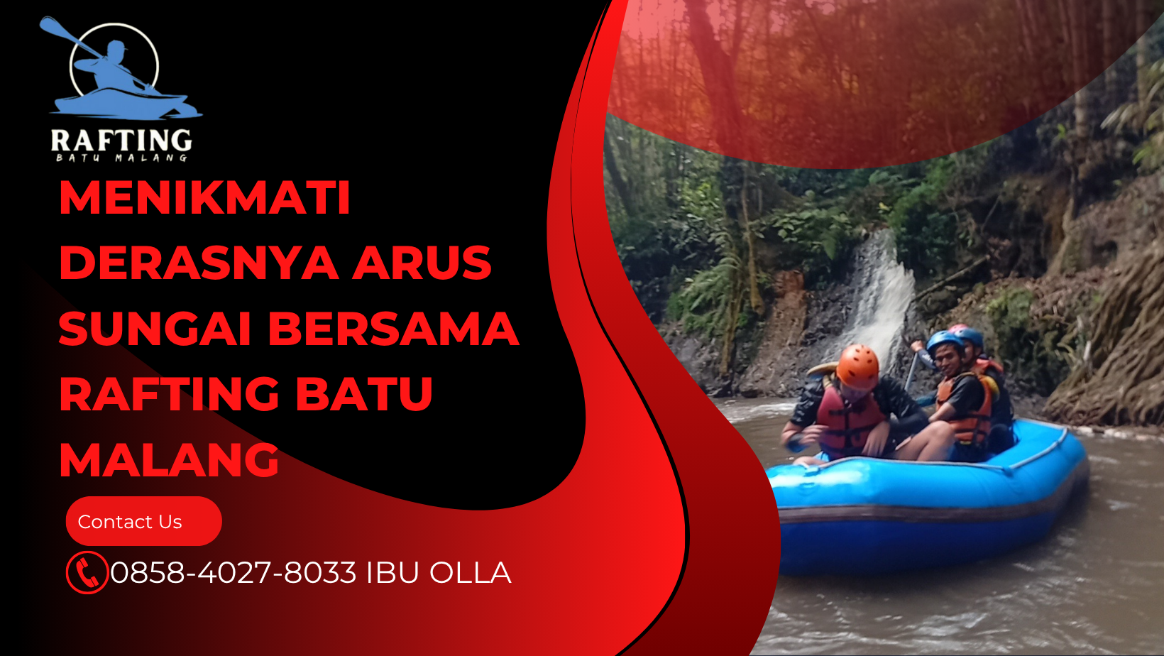 MENIKMATI DERASNYA ARUS SUNGAI BERSAMA RAFTING BATU MALANG | RAFTING BATU | 0858-4027-8033