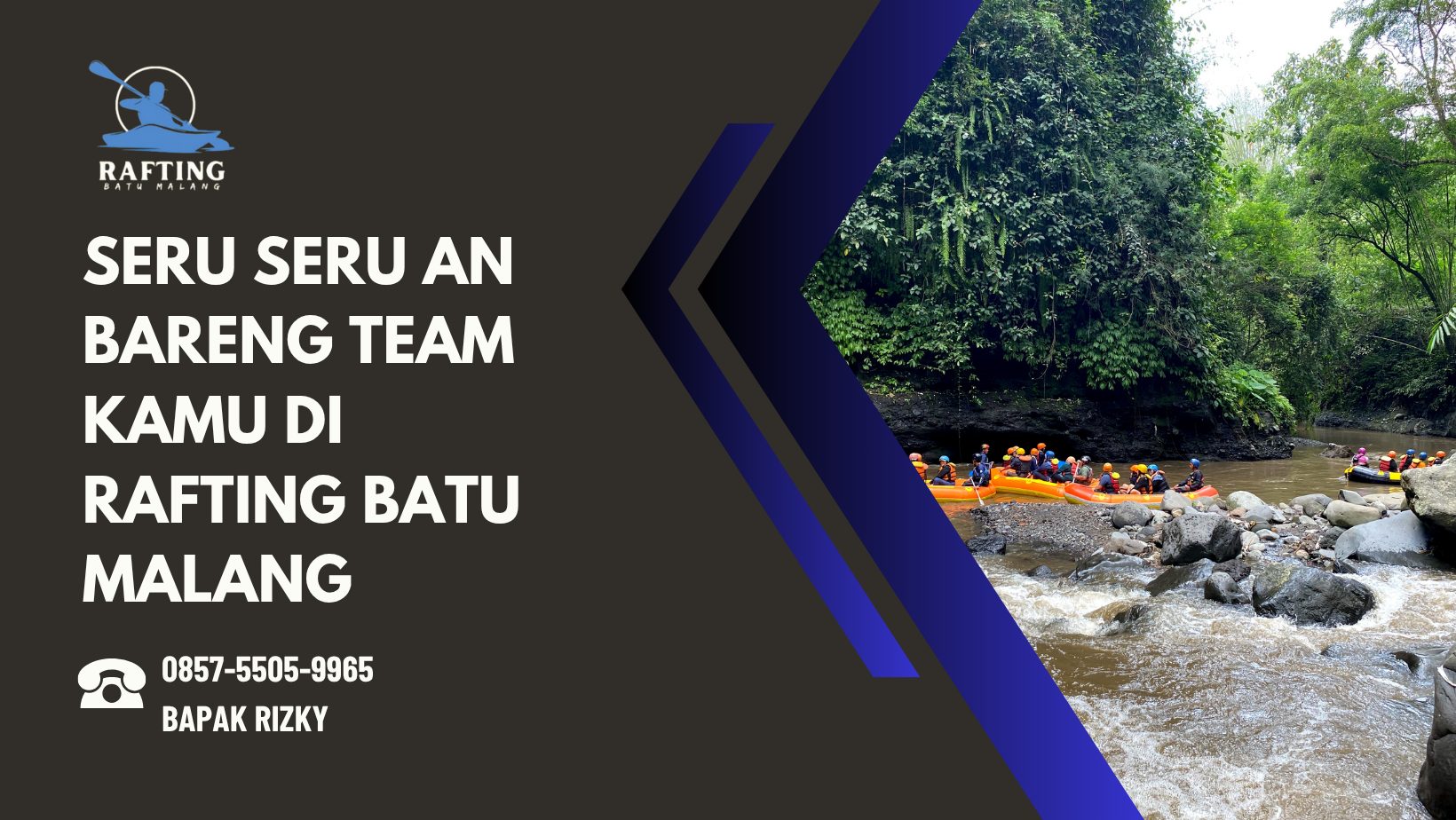 SERU SERU AN BARENG TEAM KAMU DI RAFTING BATU MALANG | RAFTING BATU | 0857-5505-9965