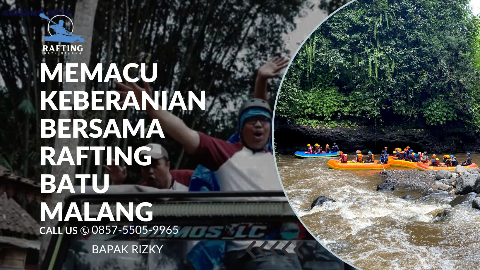 MEMACU KEBERANIAN BERSAMA RAFTING BATU MALANG | RAFTING BATU | 0857-5505-9965