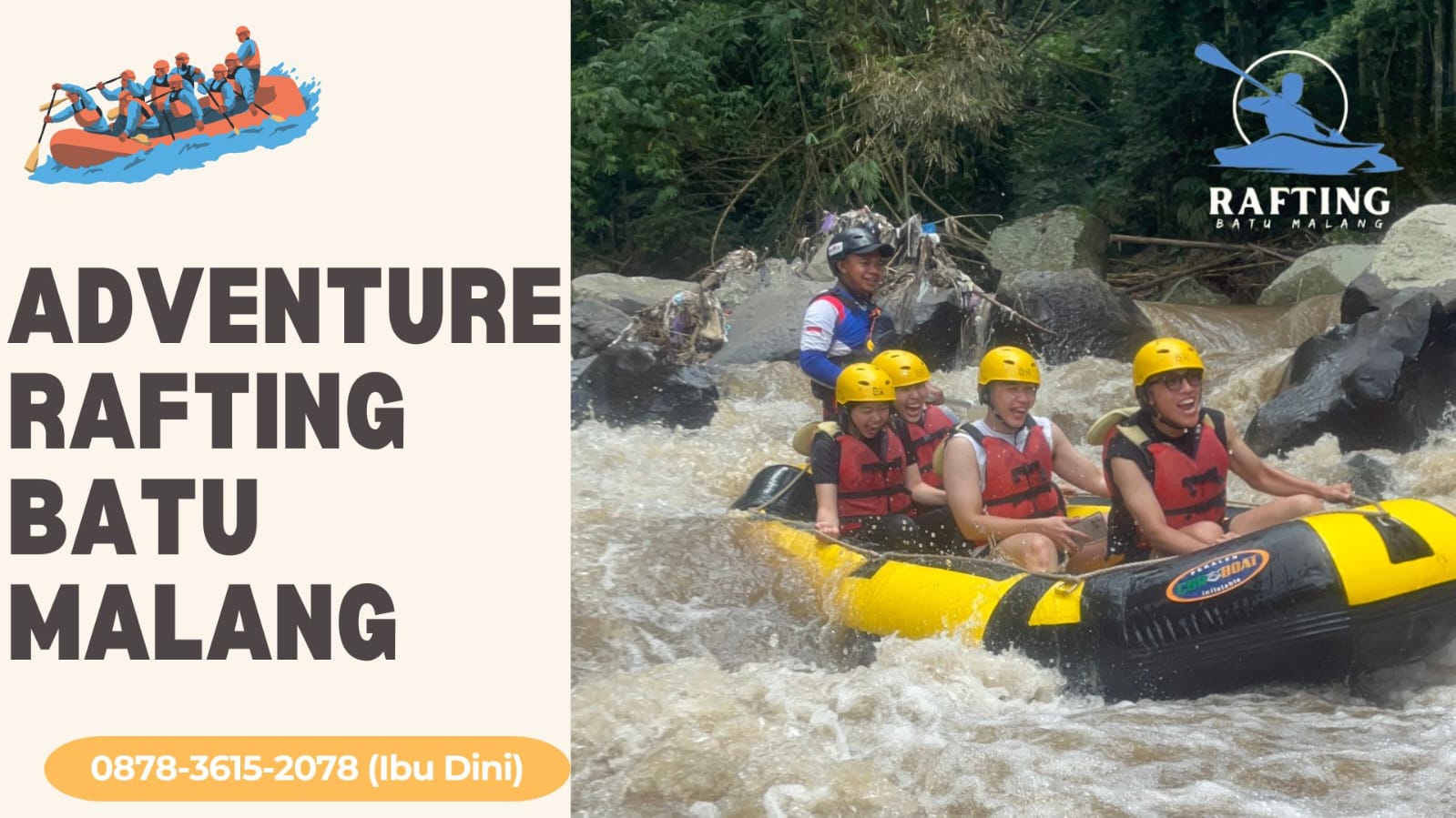 ADVENTURE RAFTING BATU MALANG | RAFTING BATU | 0878-3615-2078