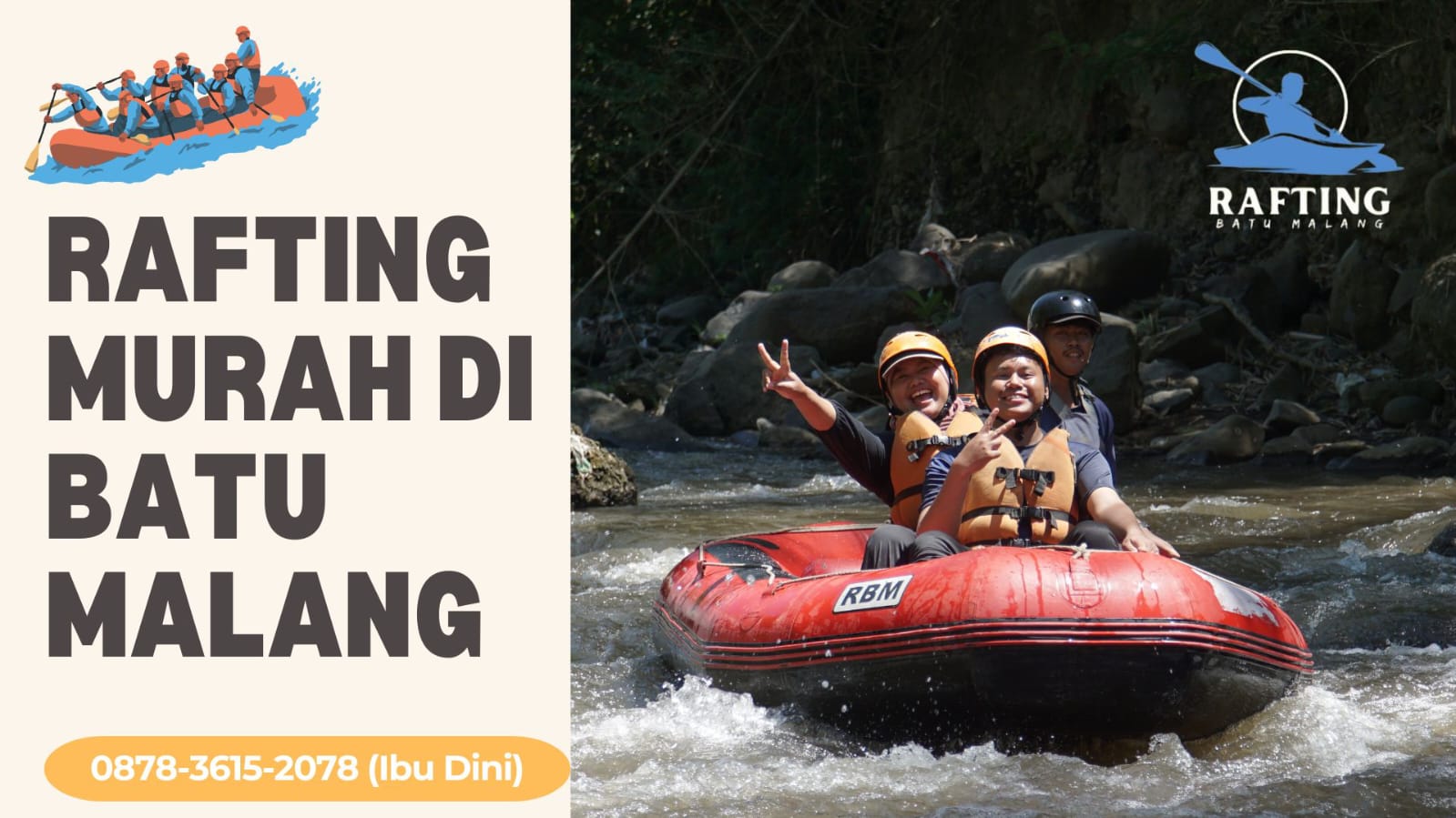 TEMPAT RAFTING MURAH DI BATU MALANG | RAFTING BATU | 0878-3615-2078